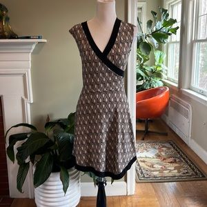 Geometric, wrinkle, free, dress, size small